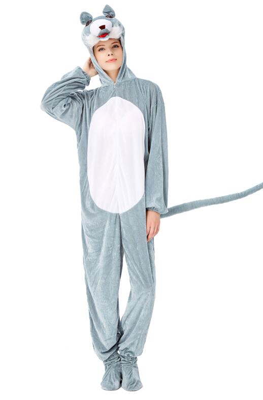 F1934 Unisex Funny Animal Circus Bodysuit Cosplay Pajama Halloween Costume